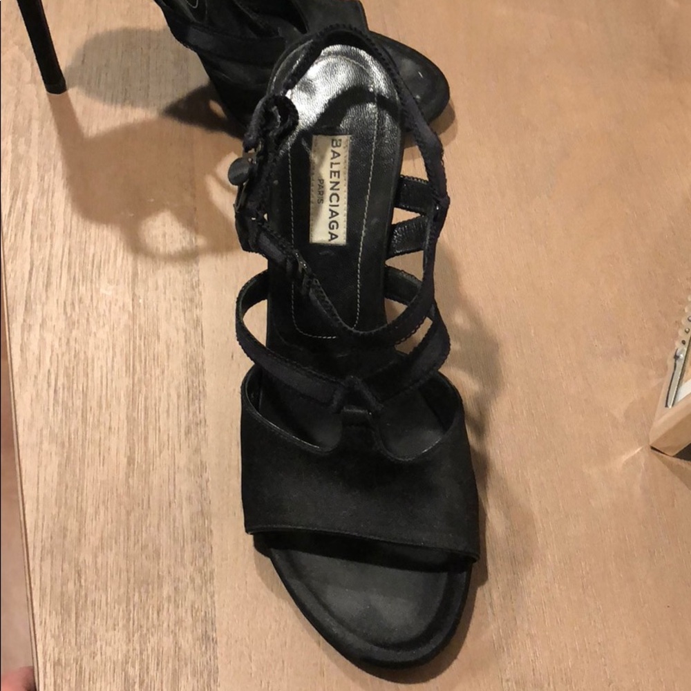 Balenciaga Satin Heels